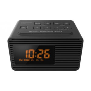 Panasonic RC 800 FM Clock Radio Black Large display 10 station presets dual alarm timer NZDEPOT 1