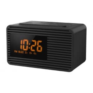 Panasonic RC 800 FM Clock Radio Black Large display 10 station presets dual alarm timer NZDEPOT