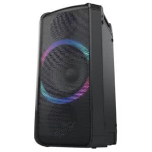 Panasonic SC TMAX5 150W Bluetooth Party Speaker Black with Bluetooth LED lighting built in handle 10W Qi wireless smartphone charging AC power required NZDEPOT