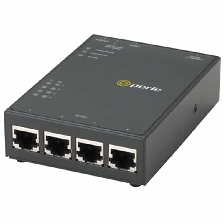 Perle IOLAN STG4 P Device Server 4 x RJ45 connectors with RS232