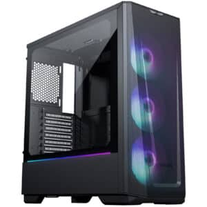 Phanteks Eclipse G360A Black ATX MidTower Gaming Case RGB With Tempered Glass
