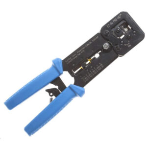 PlatinumTools 100054C EZ-RJPRO Crimp Tool. Easy install crimp tool for EZ-RJ45 Cat5e & Cat6 plugs. Built in cutter and stripper for flat and round cable. Wiring guide for proper wire sequence. - NZ DEPOT