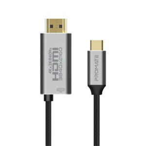 Promate HDMI-PD60 1.8m USB-C Fabric Braided Cable to 4K HDMI