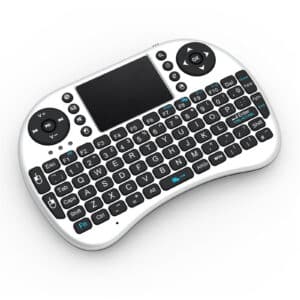 Raspberry Pi Mini Wireless Rechargeable Keyboard With Touchpad Mouse White Drive Free for Windows MAC OS X Android Linux etc. NZDEPOT