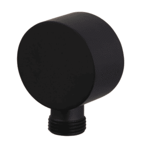 Round Elbow Wall Shower Connection 1005 Black - Female