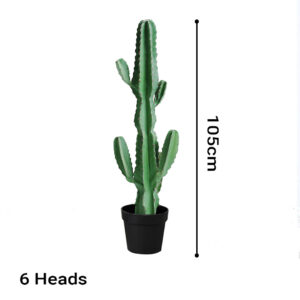 SOGA 105cm Green Artificial Indoor Cactus Tree Fake Plant Simulation Decorative 6 Heads, Home & Living, Home Decor, Artificial Plants, , ,  - NZ DEPOT 2