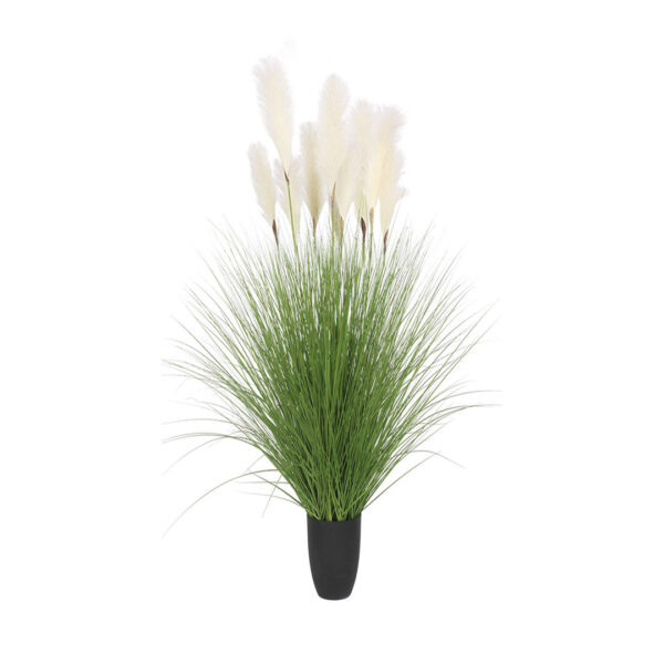 SOGA 110cm Artificial Indoor Potted Reed Bulrush Grass Tree Fake Plant Simulation Decorative, Home & Living>Home Decor>Artificial Plants, , , , ,  - NZ DEPOT 1