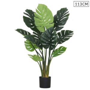 SOGA 113cm Artificial Indoor Potted Turtle Back Fake Decoration Tree Flower Pot Plant, Home & Living, Home Decor, Artificial Plants, , ,  - NZ DEPOT 1