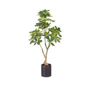 SOGA 120cm Artificial Natural Green Schefflera Dwarf Umbrella Tree Fake Tropical Indoor Plant Home Office Decor, Home & Living, Home Decor, Artificial Plants, , ,  - NZ DEPOT 1