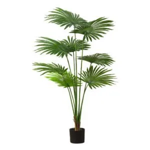 Buy SOGA 150cm Artificial Natural Green Fan Palm Tree Fake Tropical Indoor Plant Home Office Decor Online - Home & Living/Home Decor/Artificial Plants - 1 - NZ Depot Free Shipping