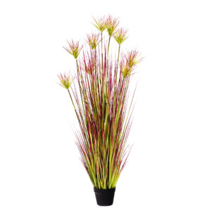 SOGA 150cm Purple Red Artificial Indoor Potted Papyrus Plant Tree Fake Simulation Decorative NZ DEPOT - NZ DEPOT