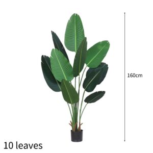 SOGA 160cm Artificial Green Indoor Traveler Banana Fake Decoration Tree Flower Pot Plant, Home & Living, Home Decor, Artificial Plants, , ,  - NZ DEPOT 2