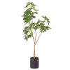 SOGA 160cm Artificial Natural Green Schefflera Dwarf Umbrella Tree Fake Tropical Indoor Plant Home Office Decor, Home & Living, Home Decor, Artificial Plants, , ,  - NZ DEPOT 1