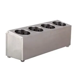 Buy SOGA 18/10 Stainless Steel Commercial Conical Utensils Cutlery Holder with 4 Holes Online - Home & Living/Kitchen & Dining/Tableware/Cutlery - 2 - NZ Depot Free Shipping