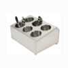 SOGA 18/10 Stainless Steel Commercial Conical Utensils Cutlery Holder with 6 Holes, Home & Living>Kitchen & Dining>Tableware>Cutlery, , , , , - NZ DEPOT 1