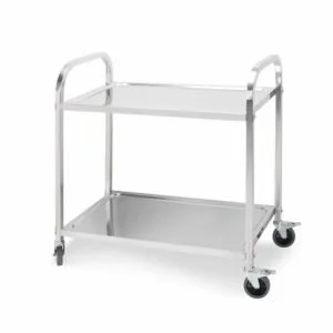 Buy SOGA 2 Tier 75x40x83.5cm Stainless Steel Kitchen Dinning Food Cart Trolley Utility Small Online - Business & Industrial/Food Service/Food Service Carts - 1 - NZ Depot Free Shipping