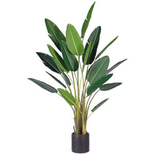 SOGA 245cm Artificial Giant Green Birds of Paradise Tree Fake Tropical Indoor Plant Home Office Decor, Home & Living, Home Decor, Artificial Plants, , ,  - NZ DEPOT 1