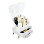 SOGA 29cm White Countertop Makeup Cosmetic Storage Organiser Skincare Holder Jewelry Storage Box with Handle, Home>Bathroom>Bathroom Accessories>Bathroom Storage, , , , ,  - NZ DEPOT 1