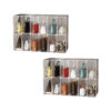 SOGA 2X 12-Cube Portable Bag Box Foldable Cubby DIY Organiser Tote Clutch Purse Space Saving Shelf Cabinet, Home & Living, Bedroom, Bedroom Storage Solutions, , ,  - NZ DEPOT 1