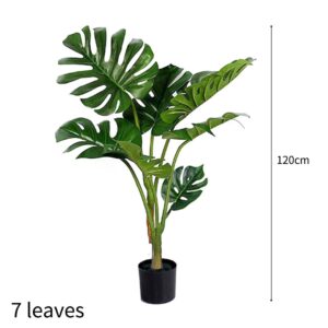 SOGA 2X 120cm Artificial Green Indoor Turtle Back Fake Decoration Tree Flower Pot Plant, Home & Living, Home Decor, Artificial Plants, , ,  - NZ DEPOT 2