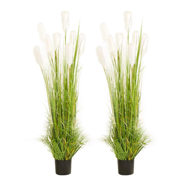 SOGA 2X 120cm Nearly Natural Plume Grass Artificial Plant, Home & Living>Home Decor>Artificial Plants, , , , ,  - NZ DEPOT 1