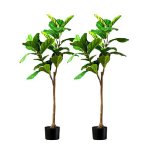 SOGA 2X 120cm Green Artificial Indoor Qin Yerong Tree Fake Plant Simulation Decorative, Home & Living, Home Decor, Artificial Plants, , ,  - NZ DEPOT 1