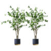 SOGA 2X 120cm Green Artificial Indoor Watercress Tree Fake Plant Simulation Decorative, Home & Living>Home Decor>Artificial Plants, , , , ,  - NZ DEPOT 1