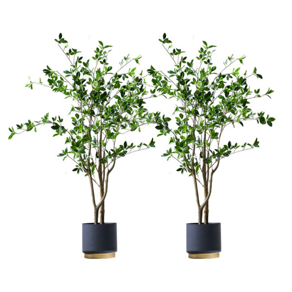 SOGA 2X 120cm Green Artificial Indoor Watercress Tree Fake Plant Simulation Decorative, Home & Living>Home Decor>Artificial Plants, , , , ,  - NZ DEPOT 1