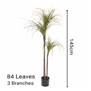 SOGA 2X 145cm Artificial Dracaena Plant Fake Potted, Simulation Tree Fake Plant Home Decor, Home & Living, Home Decor, Artificial Plants, , ,  - NZ DEPOT 2