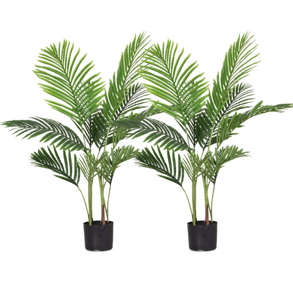 SOGA 2X 145cm Green Artificial Indoor Swallowtail Sunflower Tree Fake Plant Simulation Decorative, Home & Living>Home Decor>Artificial Plants, , , , ,  - NZ DEPOT 1