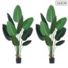 SOGA 2X 160cm Artificial Green Indoor Traveler Banana Fake Decoration Tree Flower Pot Plant, Home & Living>Home Decor>Artificial Plants, , , , ,  - NZ DEPOT 1