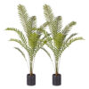 SOGA 2X 160cm Green Artificial Indoor Rogue Areca Palm Tree Fake Tropical Plant Home Office Decor, Home & Living>Home Decor>Artificial Plants, , , , ,  - NZ DEPOT 1