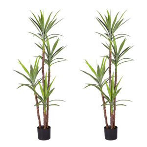 SOGA 2X 180cm Artificial Natural Green Dracaena Yucca Tree Fake Tropical Indoor Plant Home Office Decor, Home & Living, Home Decor, Artificial Plants, , ,  - NZ DEPOT 1