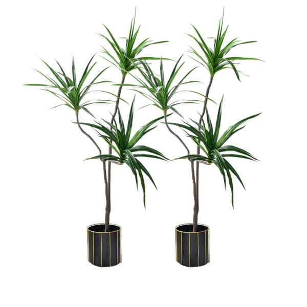 SOGA 2X 180cm Green Artificial Indoor Brazlian Iron Tree Fake Plant Decorative 3 Heads, Home & Living>Home Decor>Artificial Plants, , , , ,  - NZ DEPOT 1