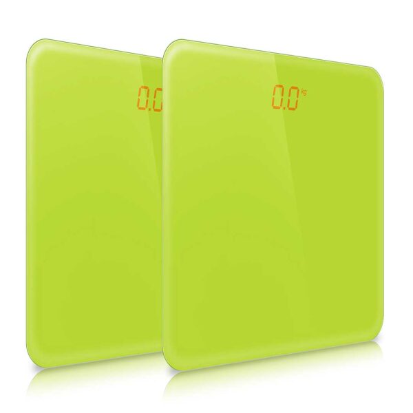 SOGA 2X 180kg Digital Fitness Weight Bathroom Gym Body Glass LCD Electronic Scales Green, home & living > bathroom > bathroom accessories > bathroom scales, , , , ,  - NZ DEPOT 1