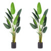 SOGA 2X 220cm Artificial Giant Green Birds of Paradise Tree Fake Tropical Indoor Plant Home Office Decor, Home & Living, Home Decor, Artificial Plants, , ,  - NZ DEPOT 1