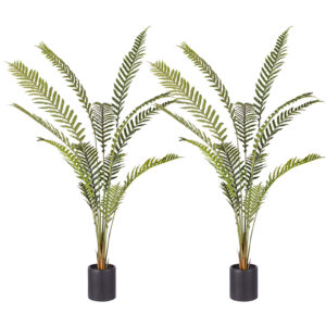 SOGA 2X 240cm Artificial Green Rogue Hares Foot Fern Tree Fake Tropical Indoor Plant Home Office Decor, Home & Living, Home Decor, Artificial Plants, , ,  - NZ DEPOT 1