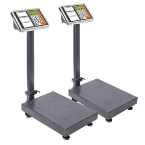 SOGA 2X 300kg Electronic Digital Platform Scale Computing Shop Postal Weight Black, Home & Living, Kitchen & Dining, Kitchen Tools & Utensils, Kitchen Scales, , slow cookers & pressure cookers - NZ DEPOT 1