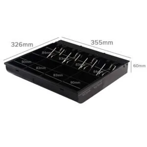 Buy SOGA 2X 4 Bills 8 Coins Cash Tray With Lockable Lid Heavy Duty Spare Cash Tray Black Online - Business & Industrial/Retail/Money Handling/Cash Register & POS Terminal Accessories/Cash Drawers & Trays - 2 - NZ Depot Free Shipping