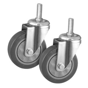 SOGA 2X 4" Heavy Duty Polyurethane Swivel Castor Wheels, Business & Industrial, Food Service, Food Service Carts, , ,  - NZ DEPOT 1