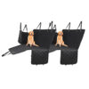 SOGA 2X 600D Oxford Cloth Waterproof Dog Car Cover Back Seat Protector Hammock Non-Slip Pet Mat Black, Pet Supplies>Dogs>Carriers & Travel Products, , , , ,  - NZ DEPOT 1