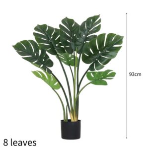 SOGA 2X 93cm Artificial Indoor Potted Turtle Back Fake Decoration Tree Flower Pot Plant, Home & Living, Home Decor, Artificial Plants, , ,  - NZ DEPOT 2