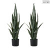 SOGA 2X 97cm Sansevieria Snake Artificial Plants with Black Plastic Planter Greenery, Home Office Decor, Home & Living>Home Decor>Artificial Plants, , , , ,  - NZ DEPOT 1