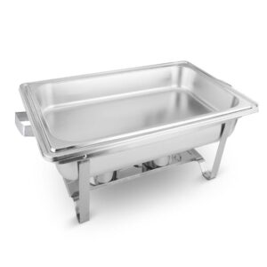 SOGA 2X 9L Stainless Steel Chafing Food Warmer Catering Dish Full Size, Furniture, Kitchen & Dining Room Furniture, Buffets, Sideboards & Kitchen Islands, , ,  - NZ DEPOT 2