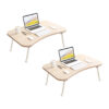 SOGA 2X Beige Portable Bed Table Adjustable Foldable Bed Sofa Study Table Laptop Mini Desk Breakfast Tray Home Decor, Desks & Computer Tables, , , , ,  - NZ DEPOT 1