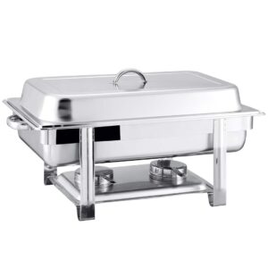 SOGA 2X Double Tray Stainless Steel Chafing Catering Dish Food Warmer, Furniture, Kitchen & Dining Room Furniture, Buffets, Sideboards & Kitchen Islands, , ,  - NZ DEPOT 2