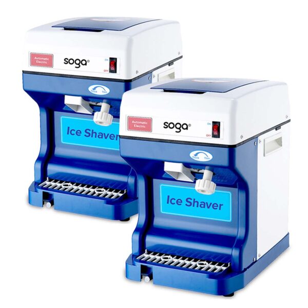 SOGA 2X Ice Shaver Commercial Electric Stainless Steel Ice Crusher Slicer Machine 120KG/h, Electronics & Appliances>Appliances>Small Kitchen Appliances>Specialty Appliances>Ice Maker, , , , ,  - NZ DEPOT 1