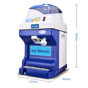 SOGA 2X Ice Shaver Commercial Electric Stainless Steel Ice Crusher Slicer Machine 180KG/h 88, Electronics & Appliances, Appliances, Small Kitchen Appliances, Specialty Appliances, Ice Maker,  - NZ DEPOT 2