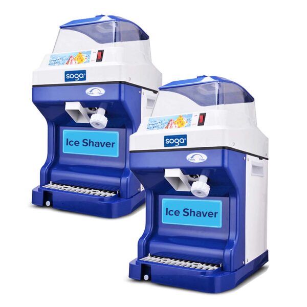 SOGA 2X Ice Shaver Commercial Electric Stainless Steel Ice Crusher Slicer Machine 180KG/h 88, Electronics & Appliances>Appliances>Small Kitchen Appliances>Specialty Appliances>Ice Maker, , , , ,  - NZ DEPOT 1