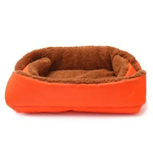 Buy SOGA 2X Orange Dual-purpose Cushion Nest Cat Dog Bed Warm Plush Kennel Mat Pet Home Travel Essentials Online - Pet Supplies/Dogs/Carriers & Travel Products - 2 - NZ Depot Free Shipping